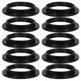 thumbnail image 1 of KALLORY Anillos De Retención Para De Plástico Negro Para Portalámparas E27, 1 of 5