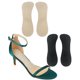 thumbnail image 1 of Suchewha (2 Pares) Plantillas De Cambio De Peso Para Tacones Altos Para Mujer Cojín De Gel Insertos De Tacón Alto Plantillas Para Aliviar El Dolor Almohadilla Del Talón Autoadhesiva Inserto De Sandali, 1 of 1