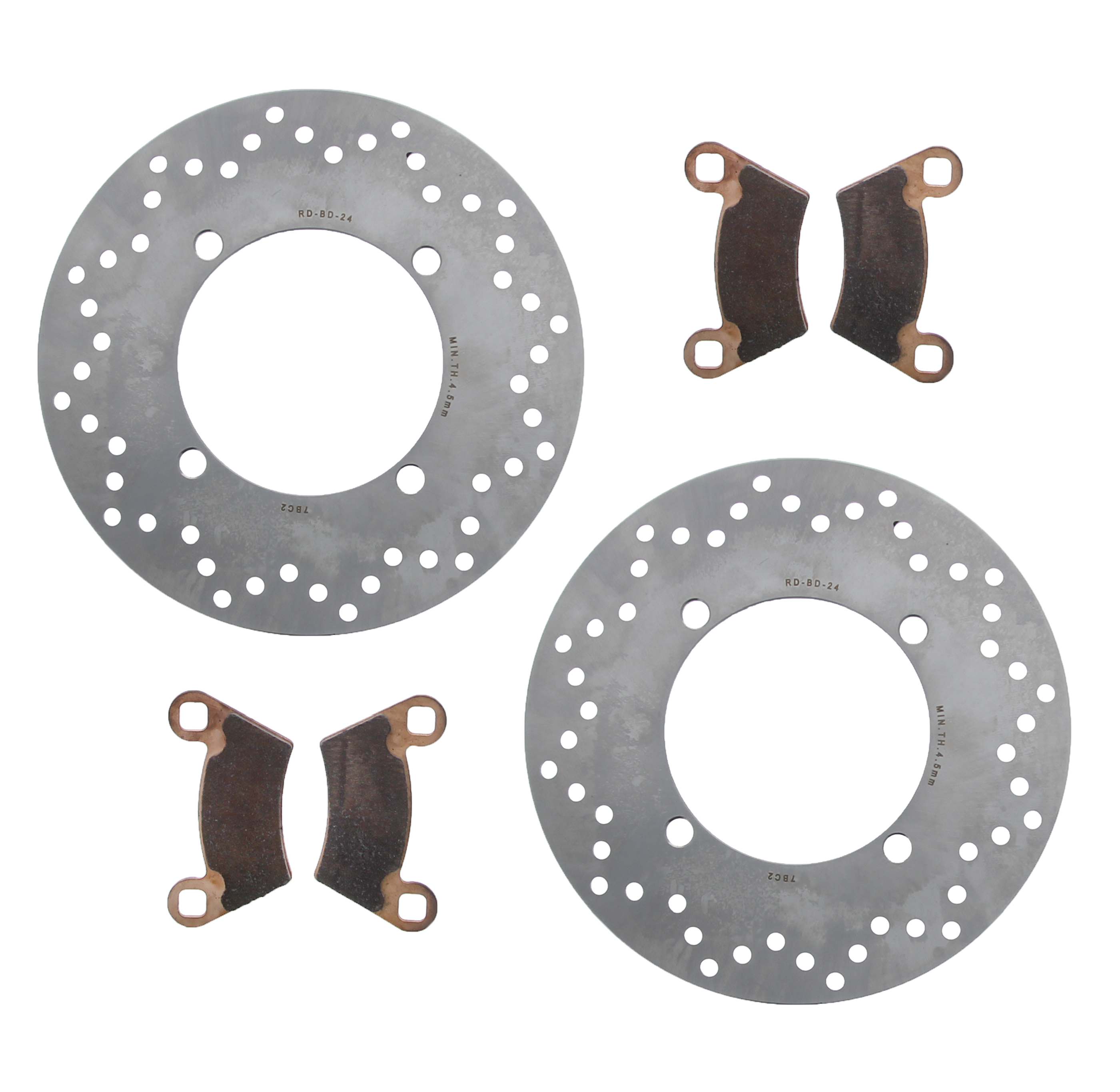 2015 2018 Polaris Ranger 570 Rear Brake Rotors and Rear MudRat Brake