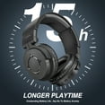 thumbnail image 6 of TISHORE Wireless Bluetooth over Ear Headphones, Foldable with Microphone, Noise Cancelling, Black, 6 of 10