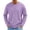 Light Purple -BC03, variant on Inglocry Men's Crew Neck T-Shirt Long Sleeve Casual Pullover Tees Soft Stretch Basic Tee Shirts Dark Gray L