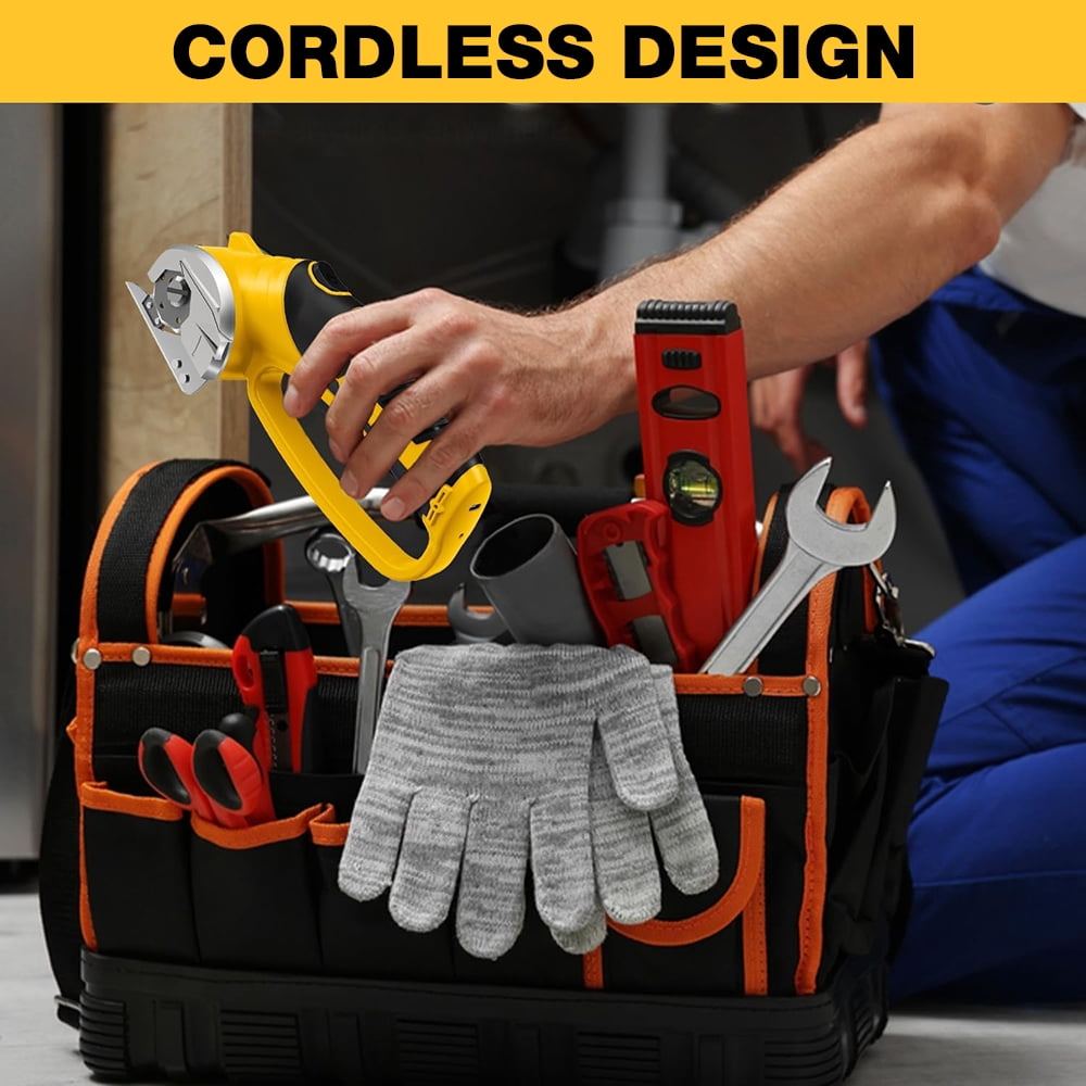 Shopmall Electric Lithium Battery Scissors Quickly Cut Fabric And Leather Electric Scissors Electric Circular Cutting Machine