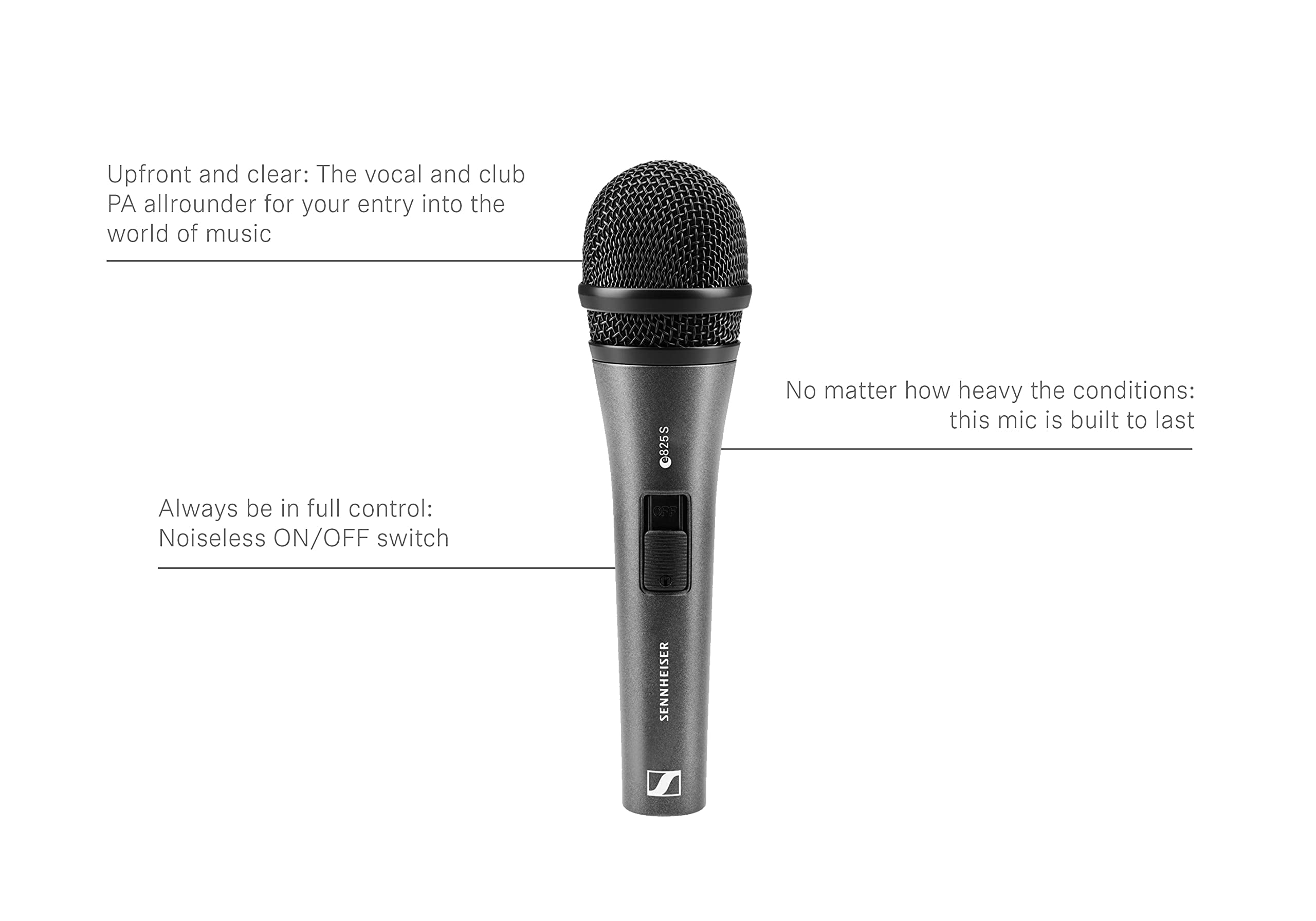 Sennheiser Evolution E 825-S - Microphone