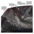 thumbnail image 2 of YfulYde 12' x 30' - 50% Shade, Black Color Sun Shade, Rectangle or Square Shade Sail, Great for Backyard, Patio, Kennel, Green House Shade Creation, 2 of 4