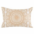 thumbnail image 2 of Boho Geometric Throw Pillow Cover, Pillowcase Protectors with Zipper, Breathable Decorative Lumbar Pillow Case Cover, Ethnic Bohemian Farmhouse Art Motifs Pillow Shams for Couch Sofa 16x24Inch, 2 of 8