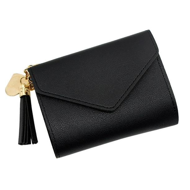 TechWave Women Fashion Leather Tassel Zipper Underarm Bag Phone Bag Envelope Bag Purse Clutch Bag Belt Buckle Wallets for Women Leather Wallet Men Rose Wallet Small Mens Wallets with Zipper Teenage