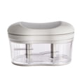 thumbnail image 3 of WNFJR Garlic Chopper, Portable Garlic Mincer, Hand Push Garlic Press with Clear Storage Container for Both Home and Camping, 3 of 4