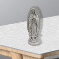 thumbnail image 4 of Catholic Virgin Mary Statue Figure Our Lady Figurine Handmade Collection Religious for Home Hallway Entryway Decoration   grey, 4 of 7