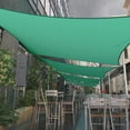 thumbnail image 2 of Amgo 4' x 19' Custom Size Turquoise Rectangle Square Waterproof Sun Shade Sail Order To Make UPF50+ AMWTPS9.5 Canopy Awning, 98% UV Blockage Water Resistant, Backyard Patio Garden (We Customize), 2 of 9