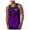 Dark Purple, variant on Men's Vest Exercise Swimming Beach Shirt - Sleeveless Gradient Design Fitness Gym Training Top