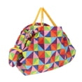 thumbnail image 2 of Bolsa plegable grande reutilizable colorida para mujer Hugo Cuadrícula de color, 2 of 7