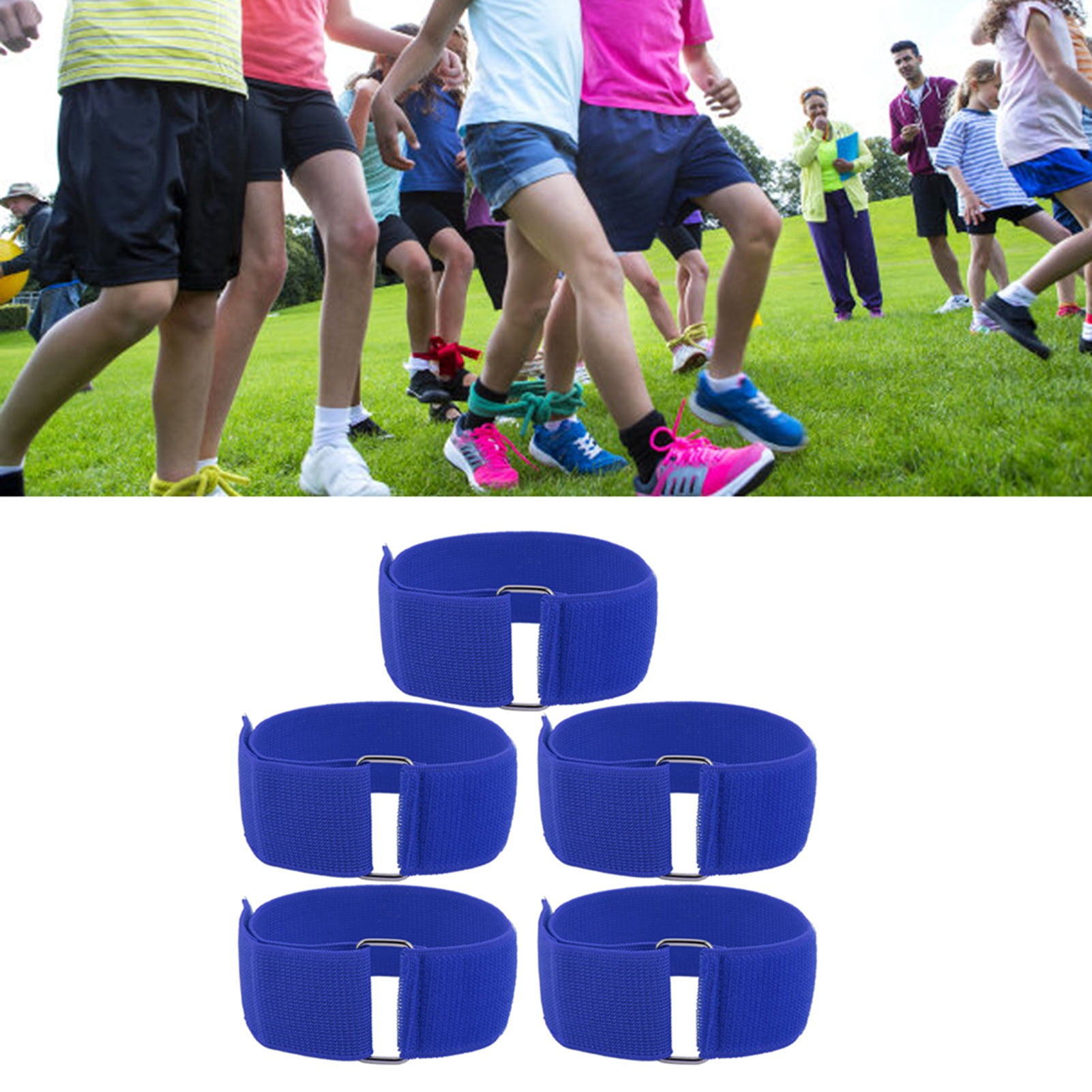 2 Paires De Sangles De Jambe En Corde Élastique De Fitness Pour