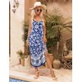 thumbnail image 4 of Ekouaer Women's Sleeveless Nightgown Sleeveless Sleepshirt Casual Maxi Loungewear, 4 of 5