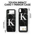 thumbnail image 5 of Personalised Black Marble Name Initials iPhone 12 Pro Case,iPhone 15, 5 of 5