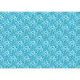 thumbnail image 1 of Ahgly Company Indoor Rectangle Patterned Bright Cyan Blue Area Rugs, 2' x 3', 1 of 6