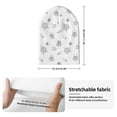 thumbnail image 2 of Lsque Hand Drawn Turtle Pattern Knitted Beanie, Unisex Winter Hat, Knit Hat Winter Beanies Thick Fisherman Beanies Cuffed Plain Skull Caps, 2 of 6