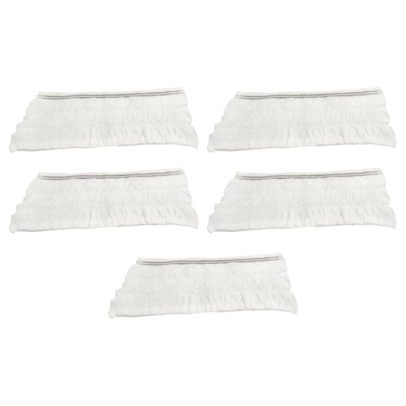 Wswqop 5pcs Disposable Mesh Panties Breathable Bottom Elastic Waist Underwear Women for L