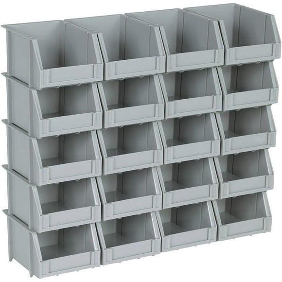 20 Piece Bins and Rails