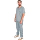 thumbnail image 3 of Pijama Uniforme Medico Clinico Hombre Conjunto Corte Recto Gris XL, 3 of 5