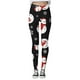 thumbnail image 1 of Gibobby Leggings Deportivos de Yoga Pantalones estampados navideños personalizados para mujer, polainas personalizadas para polainas para correr, polainas navideñas de muñeco de nieve (Negro, L), 1 of 3
