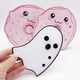 thumbnail image 4 of Etiqueta privada personalizada Hello kitty/Donut/paletas con soporte magnético para árbol de Navidad, azulejos de pestañas acrílicas rosas, 4 of 4