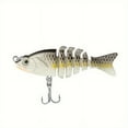 thumbnail image 6 of 2pc Mini Multi-segment Bionic Hard Bait - 2.36in/0.18oz - Artificial Swimbait For Freshwater And Saltwater Trout And Bass Fishing, 6 of 10