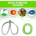 thumbnail image 4 of Garden Hose Holder - Wall Mounted Water Hose Holder up to 100 ft - Rust Proof, Galvanized, Water Hose Holder for the Outside, Heavy Duty Storage, 4 of 6