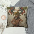 thumbnail image 2 of RUIYC (RB) Mayan Aztec Art God Ancient Gods Throw Pillow Case,, Mayan Style Decorations, Mayan Lover Gift,Mayan Decor, Mayan&nbsp;Pillows Cover for Sofa Couch Bed, 2 of 5