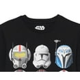 thumbnail image 3 of Star Wars Boys Clone Helmets, Crew Neck, Short Sleeve, Graphic T-Shirt, Sizes 4-18, 3 of 3