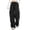 Black, variant on Hauaitttt Women Casual Sweatpants Relaxed Fit Baggy Clothes High Waist Drawstring Waist with Pockets Loose Cargo Joggers Pants Leather Pants Fancy Clothes for Teens Womens on Pants Casual Work Beach