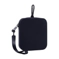 thumbnail image 2 of Dongrere Mini Silicone Makeup Case, Portable Zipper Cosmetic Holder with Wrist Strap, Portable Makeup Bag Coin Purse for Women Men, 4x4.6 Inch, Black, 2 of 6