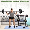 thumbnail image 2 of Soporte para Sentadillas Ajustable Estación de Sentadilla Marco de Acero, Squat Rack Press de Banca Soporte de Barra Levantamiento de Pesas, Máquina de Fitness Gimnasio en Casa, Carga 300kg, 2 of 6
