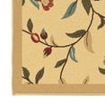 thumbnail image 2 of Ottomanson Floral Kitchen Runner Rug 1'10" x 6' - Non Slip Low Pile Carpet, Beige, 2 of 13