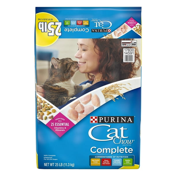 Purina Cat Chow Complete, 25 lbs. - Walmart.com