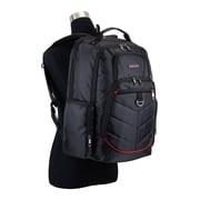 Eastsport Unisex Limited Viper Tech Backpack, Black/Red