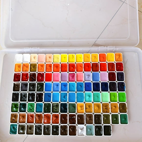 Paul Rubens Artist Watercolours 110 Colours 1ml Dispenser acuarela Plastic Case Professional Drawing Acuarela Artist Supplie