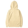 thumbnail image 3 of Boyscolos Men Hoodies Fleece Sweatshirts Hooded With Kangaroo Pocket Long Sleeve Sports Casual Fashion Pullover Tops Beige 3XL, 3 of 3