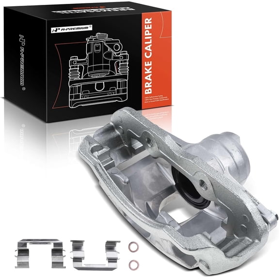 A-Premium Disc Brake Caliper Assembly with Bracket Compatible with Select Ford Models - Focus 2008 2009 2010 2011 - Front Right Passenger Side