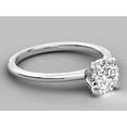 thumbnail image 3 of Cora Jewellery 1 CT Round Moissaanite Solitaire Engagment Ring for Women, 10K White Gold, 9.5 US, Pack of 1, 3 of 5