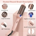 thumbnail image 4 of Thermal Brush For Blowout Look 1.5 Inch Negative Ion Heated Round Brush Curling Iron For Straightening Curling Styling Travel, 4 of 7