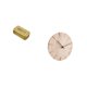 thumbnail image 4 of Caja De Pañuelos De Madera Maciza Creativa Con Soporte Para Reloj De Pared Para Baño, Restaurante, Oficina, Silenciosa, Decorativa, Regalo De Almacenamiento, 4 of 7