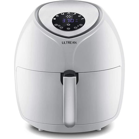 

Ultrean Large Air Fryer 8.5 Quart Electric Hot XL Oven Oilless Cooker with 7 Presets LCD Digital Touch Screen and Nonstick Basket UL Certified 1700W (White)