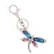 thumbnail image 2 of Llavero de coche con diseño de libélula y colgante para bolso de mujer, edición coreana, con diamantes, 2 of 5