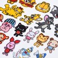 thumbnail image 3 of Garfield Patch Cat Embroidered Badge Iron on Sew on Clothes Embroidered Bag Applique, 3 of 3