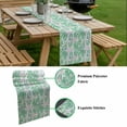 thumbnail image 5 of Green Seagrass Table Runner - 70 Inch Long, Kitchen Dining Table Runner Dresser Scarves, Ocean Coral Coastal Leaf Watercolor Farmhouse Decor for Coffee Tables Wedding Party Banquet, 5 of 8