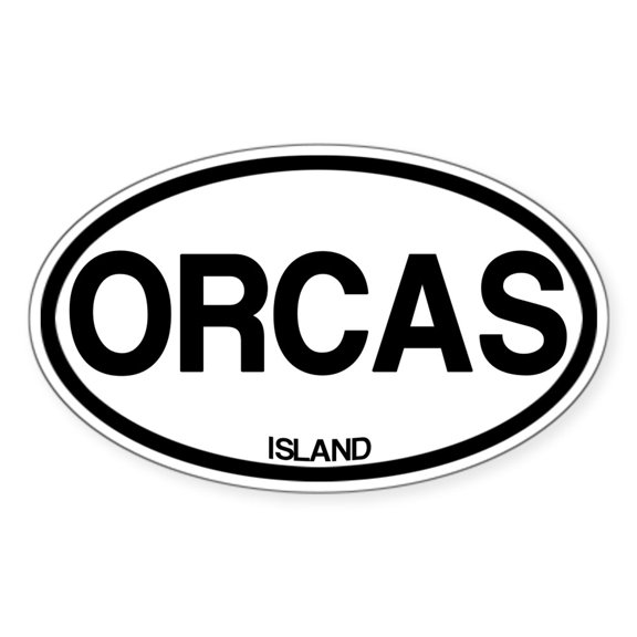 CafePress - Orcas Island Sticker - Sticker (Oval)