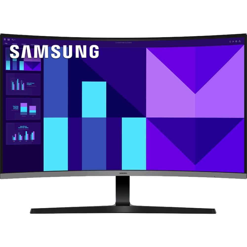 SAMSUNG 32" S3 FHD 100HZ CURVED MONITOR, GAME MODE, LS32D396GANXZA - BLACK