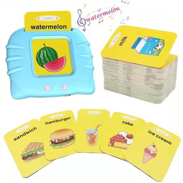 Juguetes para niños Pequeños, Tarjetas Flash Parlantes, Juguetes Educativos Montessori de Aprendizaje para Niños Autistas