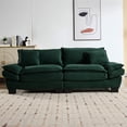 thumbnail image 3 of Corduroy Couch - Construction Extra Pillows Living Room Comfortable And Spacious Bedroom, Furniture, 3 of 5