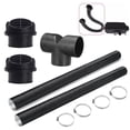 thumbnail image 1 of 75mm Car Auto Heater Pipe Duct Warm Air Outlet Vent Hose Clips For Propex Diesel Heater, 1 of 6